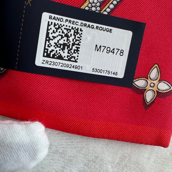 NEW! WITH TAGS LOUIS VUITTON CHINESE NEW YEAR BANDEAU M79478 - RED - Picture 10 of 10